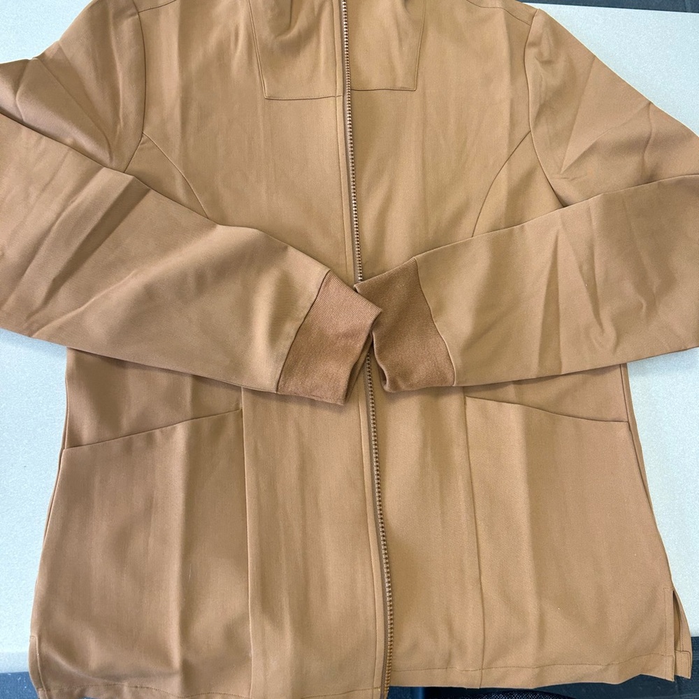 Tan Zip-Up Jacket